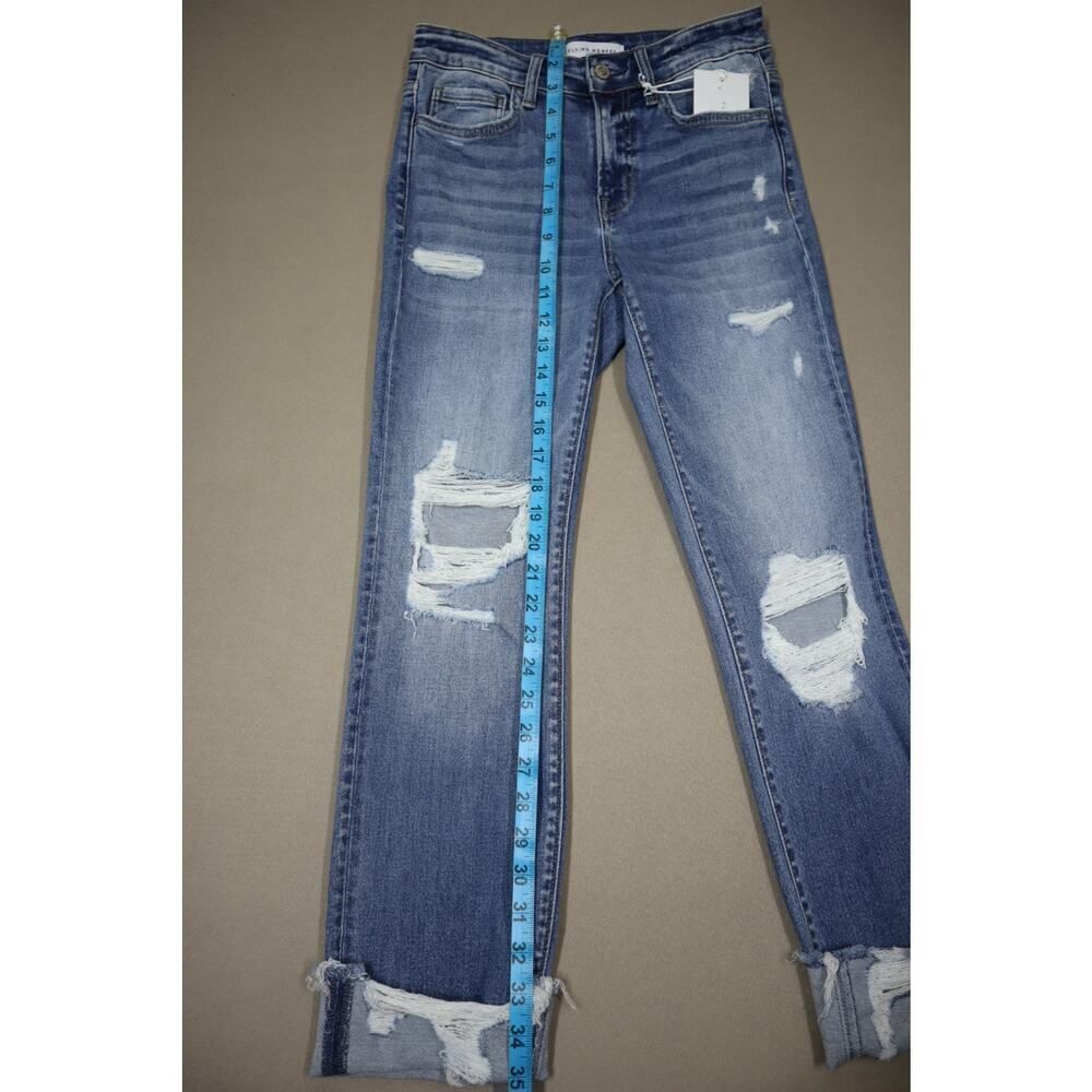 Flying Monkey Light Denim‎ Ripped Jeans Size 26 - Picture 7 of 10